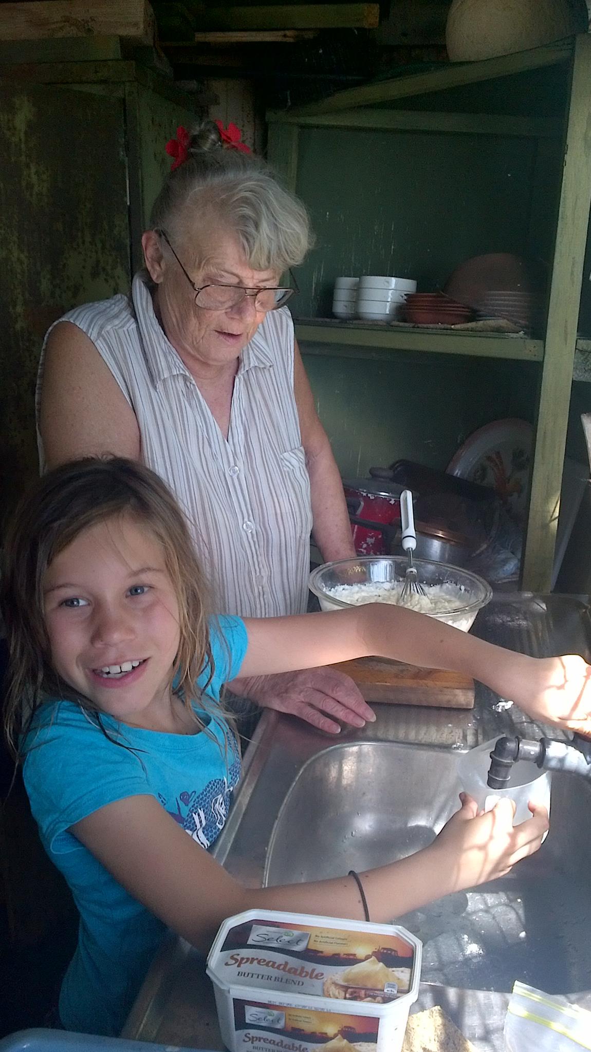 Rhonda Wise and her granddaughter, 2014